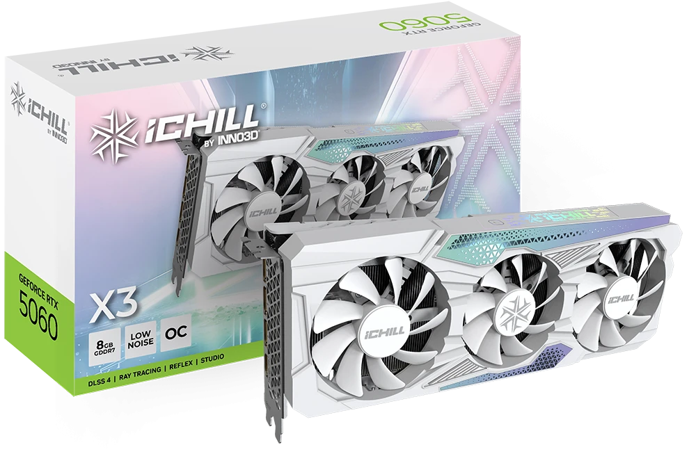 INNO3D GeForce RTX 5060 iCHILL X3 WHITE